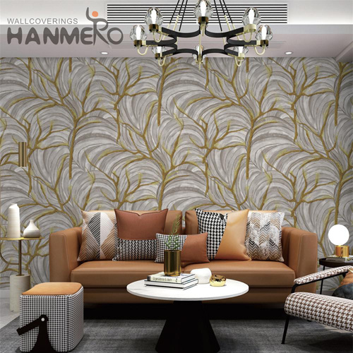 HANMERO PVC wallpaper for your home Geometric Embossing Modern Hallways 1.06*15.6M Nature Sense