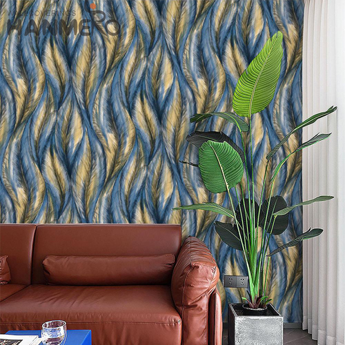 HANMERO PVC Professional Geometric home wallpaper websites Modern Lounge rooms 0.53M Embossing