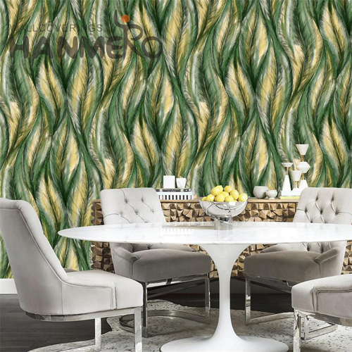 HANMERO PVC Professional Geometric Embossing home design wallpaper Lounge rooms 0.53M Modern