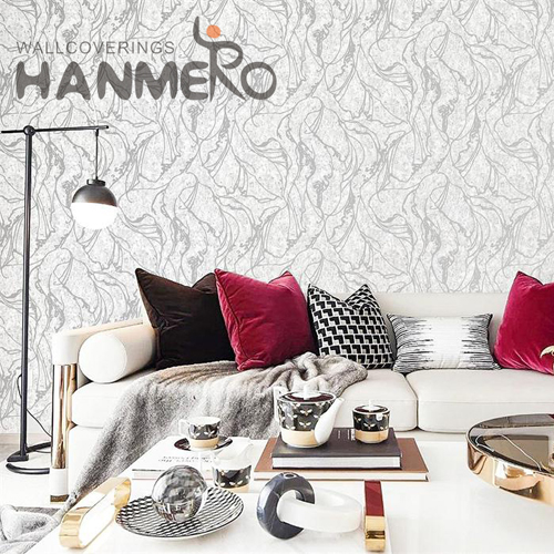HANMERO PVC Professional Geometric 0.53M Modern Lounge rooms Embossing modern wallpaper for home