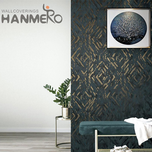 HANMERO PVC New Design Geometric Embossing Modern Children Room 0.53*10M kids wallpaper