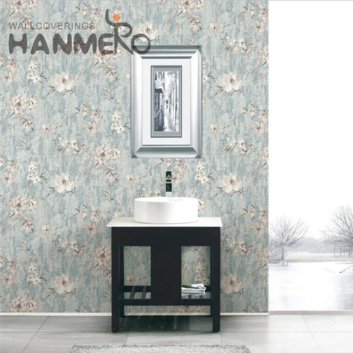 HANMERO PVC New Design Geometric Embossing home interior wallpaper Children Room 0.53*10M Modern