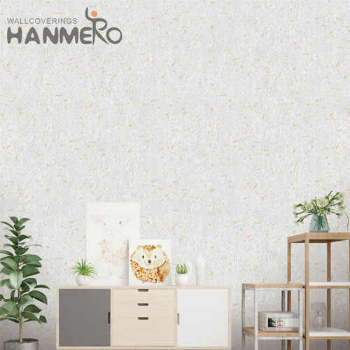 HANMERO PVC Professional Supplier Geometric Embossing home wall design wallpaper House 0.53*10M Modern
