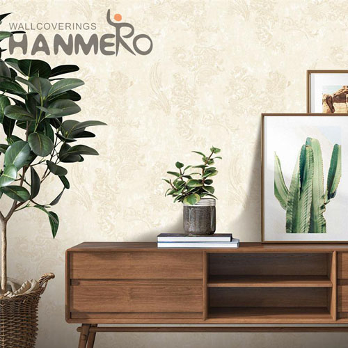 HANMERO PVC Professional Supplier Geometric 0.53*10M Modern House Embossing colorful wallpaper home