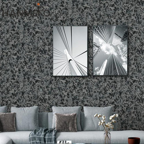 HANMERO PVC Exported decorative wallpapers for walls Embossing Modern Cinemas 0.53*10M Geometric