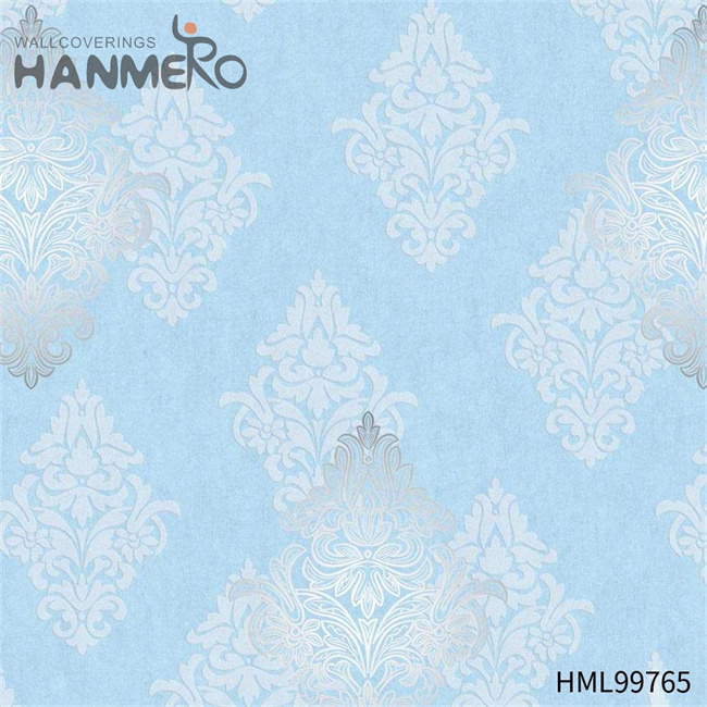 HANMERO Embossing Exporter Geometric PVC Gold Foil Modern Restaurants 1.06*15.6M wall decoration with paper