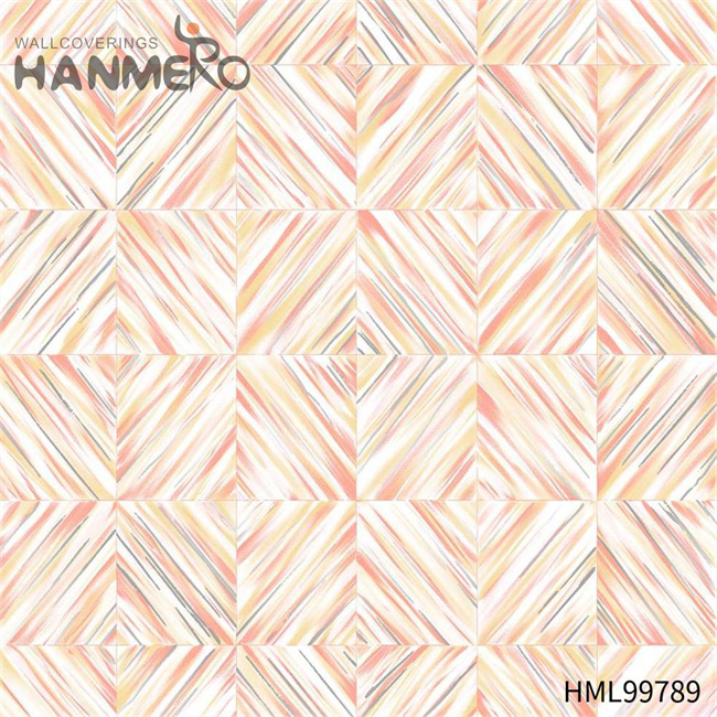 HANMERO Geometric Embossing Exporter PVC Gold Foil Modern Restaurants 1.06*15.6M wallpapers in home interiors