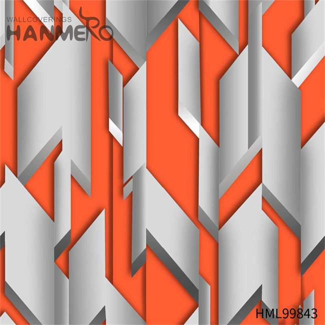 HANMERO New Design Theatres 1.06*15.6M wallpaper direct Modern PVC Gold Foil Geometric Embossing