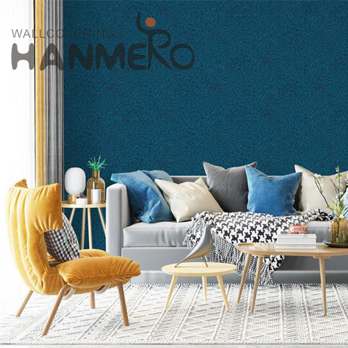 HANMERO PVC New Design Solid Color Embossing Modern 0.53*10M Home modern black and white wallpaper