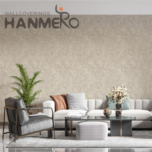 HANMERO PVC New Design Home Embossing Modern Solid Color 0.53*10M wallpapers room walls