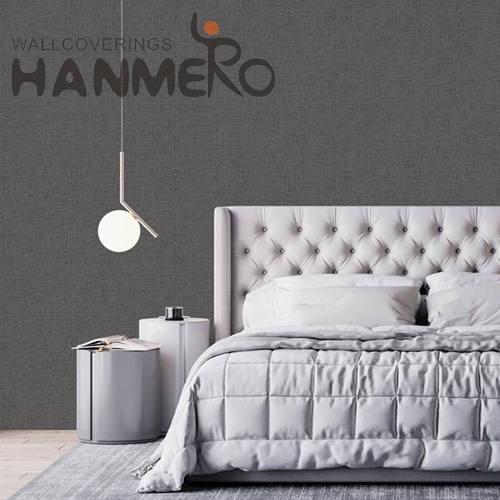HANMERO PVC New Design Solid Color Embossing Home Modern 0.53*10M wallpaper designs bedroom