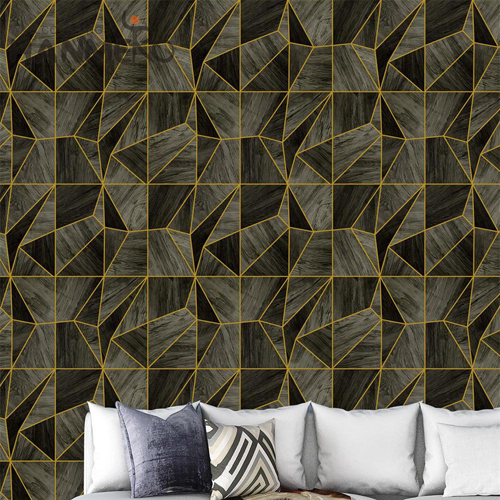 HANMERO PVC Specialized Geometric Embossing Classic Kitchen 0.53M online wallpaper store