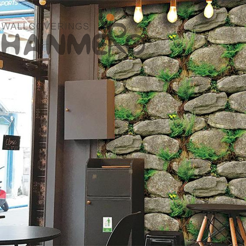 HANMERO PVC Specialized Geometric cheap wallpaper shops Classic Kitchen 0.53M Embossing