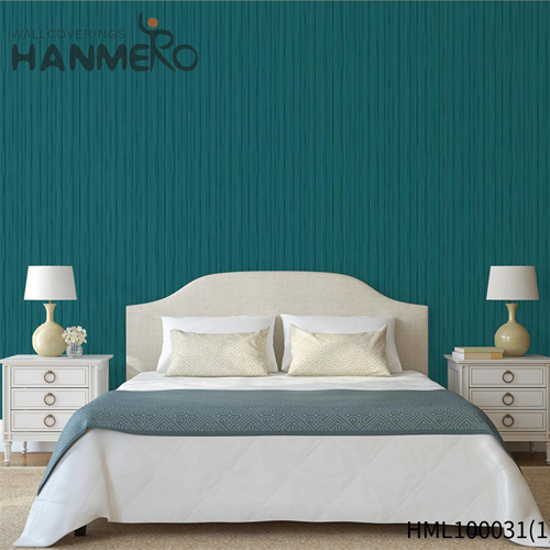 HANMERO PVC Durable wallcoverings Embossing Modern Bed Room 0.53M Solid Color