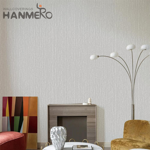 HANMERO PVC Durable Solid Color Embossing Modern home interior wallpaper 0.53M Bed Room