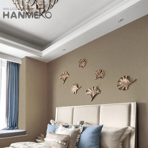 HANMERO PVC Durable Solid Color Embossing 0.53M Bed Room Modern where to buy temporary wallpaper
