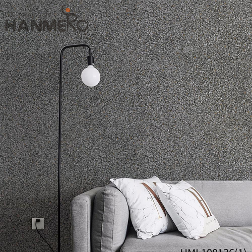 HANMERO PVC Embossing Solid Color Durable Modern Bed Room 0.53M wallpaper world