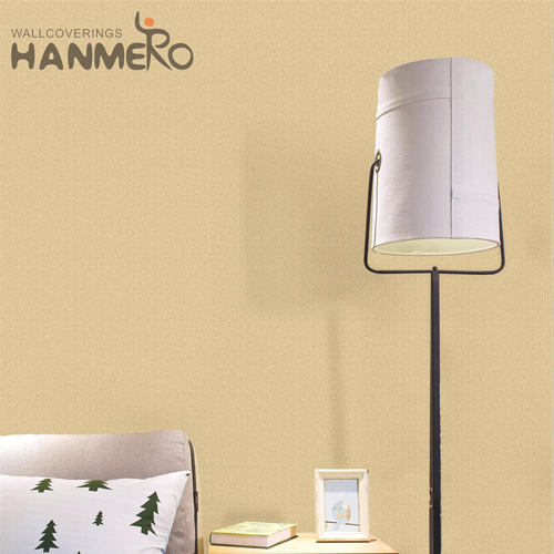 HANMERO PVC Solid Color Durable Embossing Modern Bed Room 0.53M shop wallpaper designs