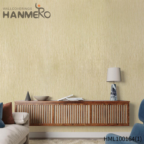HANMERO Durable PVC Solid Color Embossing 0.53M colorful wallpaper home Modern Bed Room