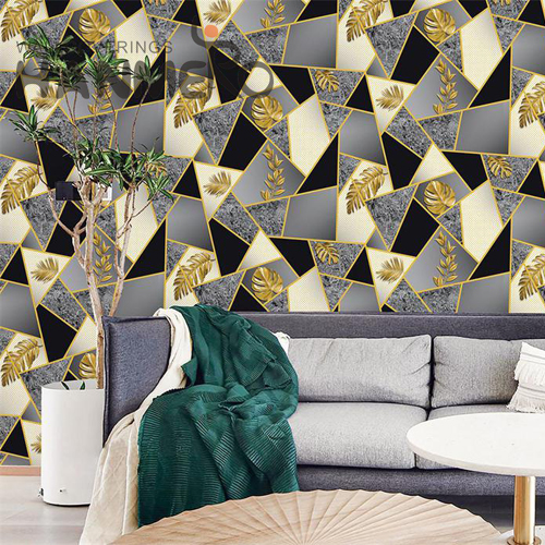 HANMERO 0.53M Imaginative Geometric Embossing Modern TV Background PVC wallpaper online store