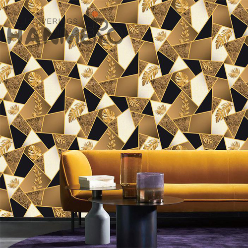HANMERO PVC 0.53M Geometric Embossing Modern TV Background Imaginative wallpaper supplies