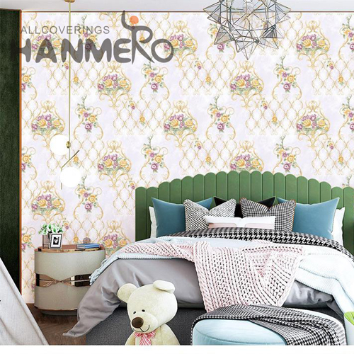 HANMERO Imaginative PVC Geometric Embossing TV Background 0.53M black wallpaper designs for walls Modern