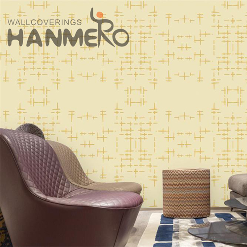 HANMERO PVC Simple Geometric Embossing Modern white wallpaper for walls 0.53*9.5M Home