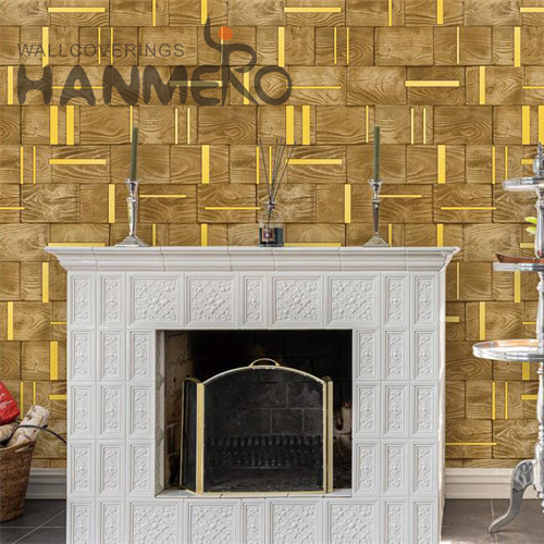 HANMERO PVC Simple Home Embossing Modern Geometric 0.53*9.5M wallpaper online shopping
