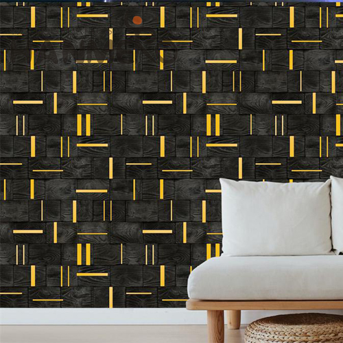 HANMERO PVC Simple Geometric Home Modern Embossing 0.53*9.5M wallpaper for your house