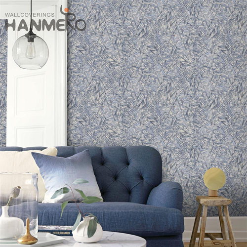 HANMERO PVC wallpaper online store Geometric Embossing Modern Sofa background 0.53*10M Standard