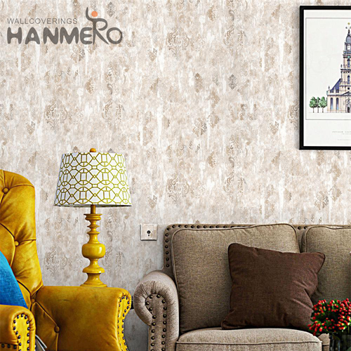 HANMERO PVC Standard Geometric Embossing Modern 0.53*10M Sofa background decoration wallpaper house