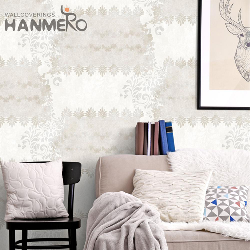 HANMERO PVC Standard Sofa background Embossing Modern Geometric 0.53*10M wall paper store