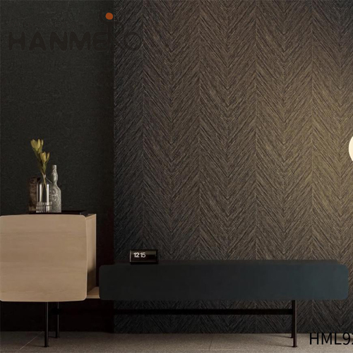 HANMERO PVC High Quality Landscape Embossing Modern Study Room home wall design wallpaper 0.53*10M