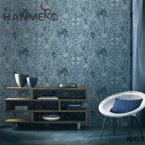 HANMERO 0.53*10M High Quality Landscape Embossing Modern Study Room PVC wallcovering wallpaper