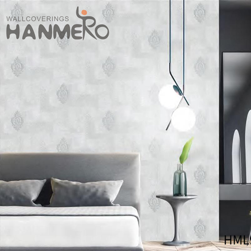 HANMERO PVC Newest Geometric Embossing company wallpaper Children Room 0.53*10M Classic