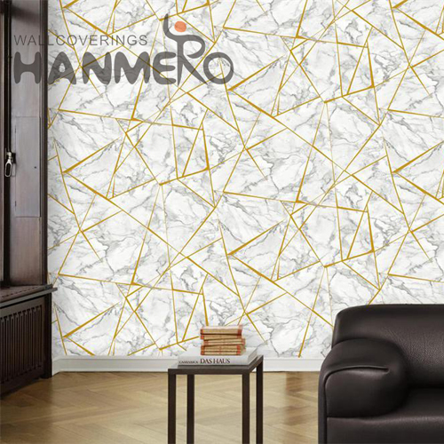 HANMERO PVC Imaginative Landscape Embossing 0.53*9.5M Kitchen Modern interior decor wallpaper