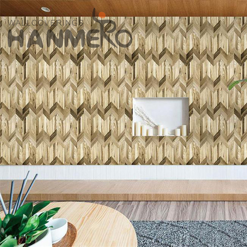 HANMERO PVC Newest Geometric Embossing Study Room European 0.53M designer wallcoverings