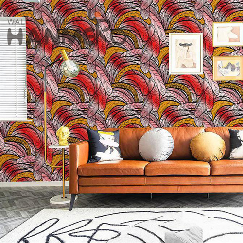 HANMERO wallpaper for room online Newest Geometric Embossing European Study Room 0.53M PVC