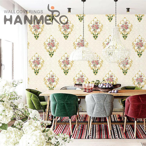 HANMERO stores that carry wallpaper Newest Geometric Embossing European Study Room 0.53M PVC