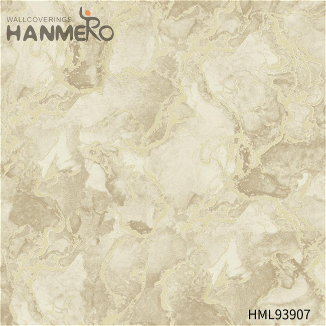 HANMERO PVC modern wallpaper Geometric Embossing Modern Restaurants 1.06*15.6M Cheap