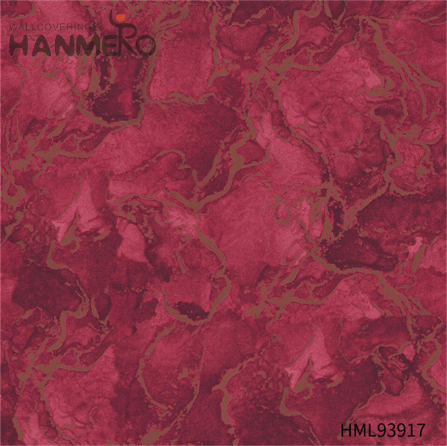 HANMERO PVC Cheap Geometric Embossing 1.06*15.6M Restaurants Modern the wallpaper company