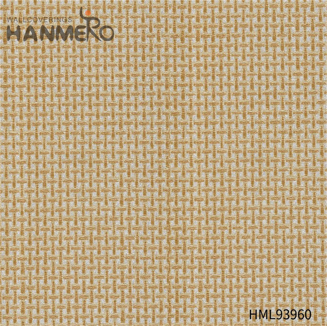 HANMERO paper wall covering Cheap Geometric Embossing Modern Restaurants 1.06*15.6M PVC
