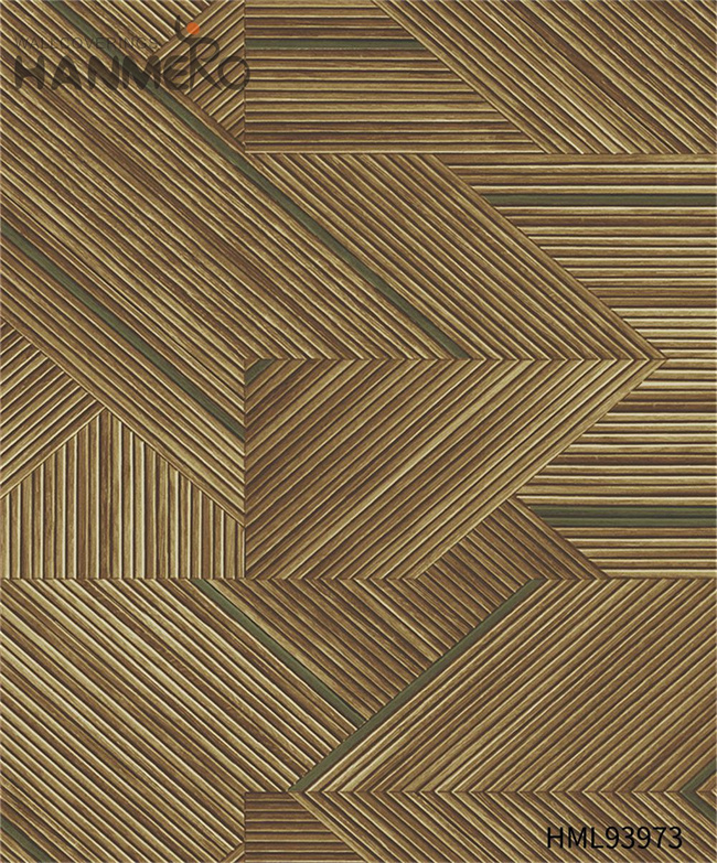 HANMERO wallpaper in store Cheap Geometric Embossing Modern Restaurants 1.06*15.6M PVC