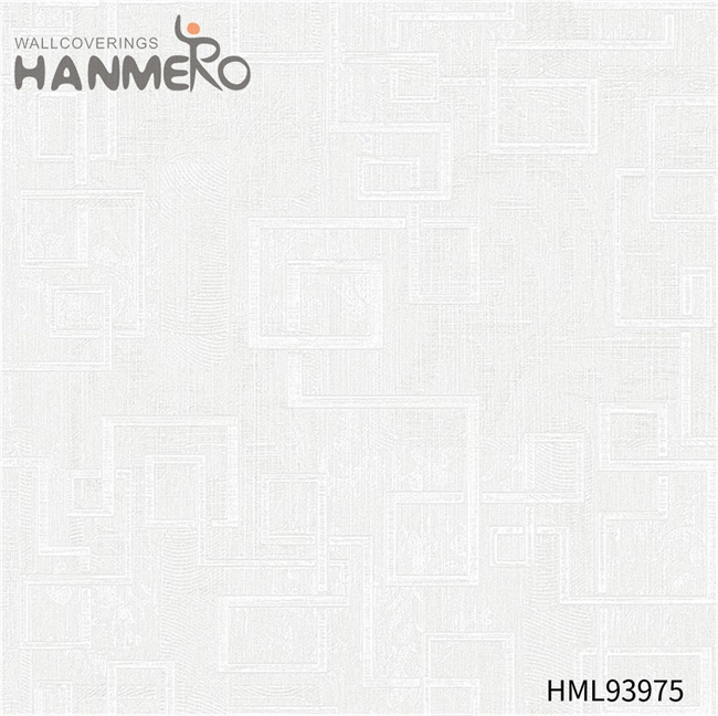 HANMERO design of wallpaper for home Cheap Geometric Embossing Modern Restaurants 1.06*15.6M PVC