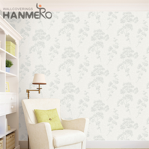 HANMERO PVC Decor Flowers Embossing Pastoral wallpaper home interior 1.06*15.6M Living Room