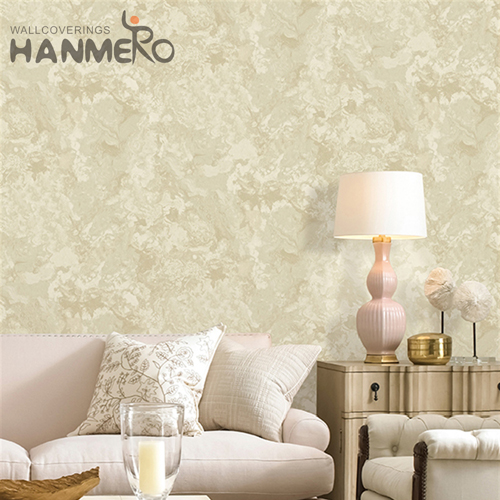 HANMERO PVC Decor Flowers 1.06*15.6M Pastoral Living Room Embossing wallpaper design for room