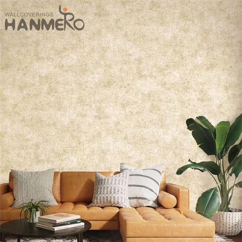 HANMERO PVC Fancy Solid Color Embossing Modern wallpaper wallcoverings 0.53*10M Saloon