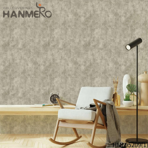 HANMERO 0.53*10M Fancy Solid Color Embossing Modern Saloon PVC more wallpapers