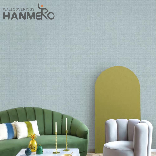HANMERO PVC Saloon Solid Color Embossing Modern Fancy 0.53*10M unique home wallpaper