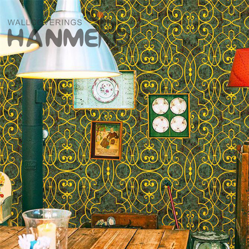 HANMERO PVC 3D Geometric Embossing 0.53*9.2M Photo studio Modern wallpaper books